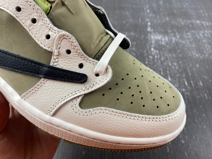 Air Jordan 1 Retro Low Golf Travis Scott Neutral Olive FZ3124-200