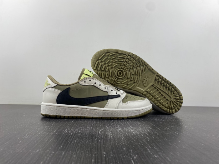 Air Jordan 1 Retro Low Golf Travis Scott Neutral Olive FZ3124-200